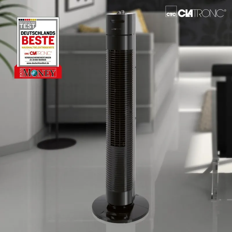 Колонный напольный вентилятор Clatronic TVL 3770 Black
